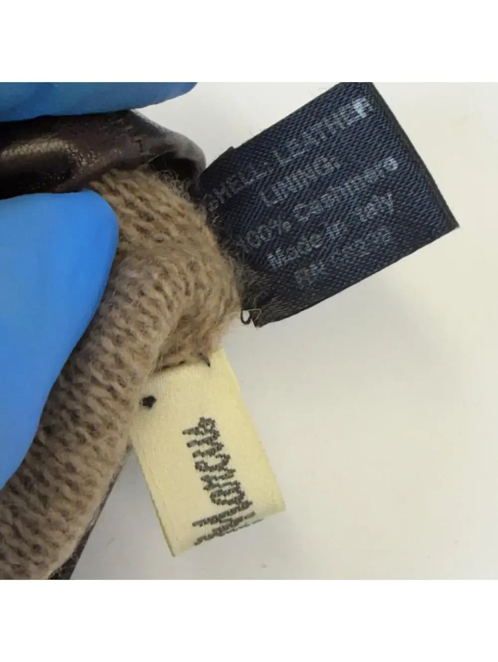 Fratelli‎ Rossetti Leather Gloves 6 1/2 Brown Cashmere Lining Made in Italy